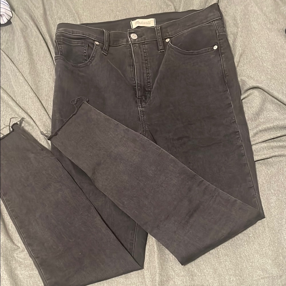 High rise skinny jeans